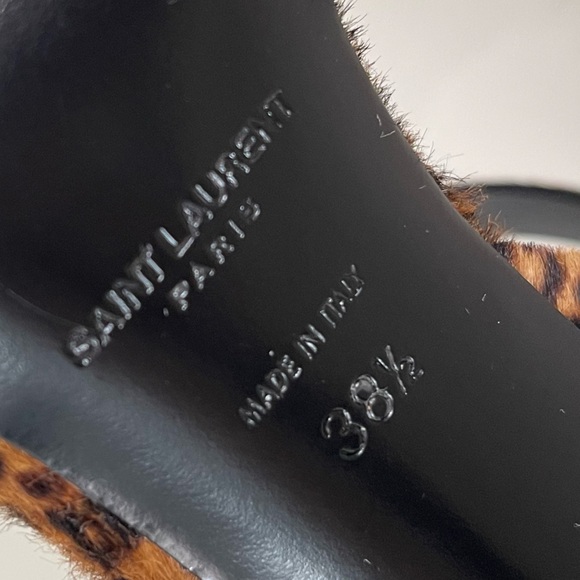 NEW AUTHENTIC SAINT LAURENT TRIBUTE SANDALS - Picture 14 of 16